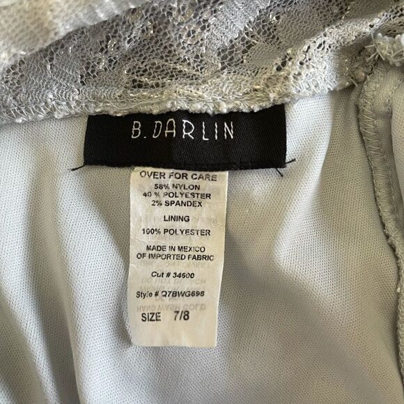 B. Darlin Long Semi Formal Dress Size 7/8 - Picture 7 of 9